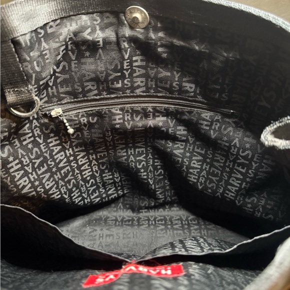 Harveys Black Woven Shoulder Bag - Picture 6 of 13